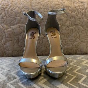 Silver Platform Sandal